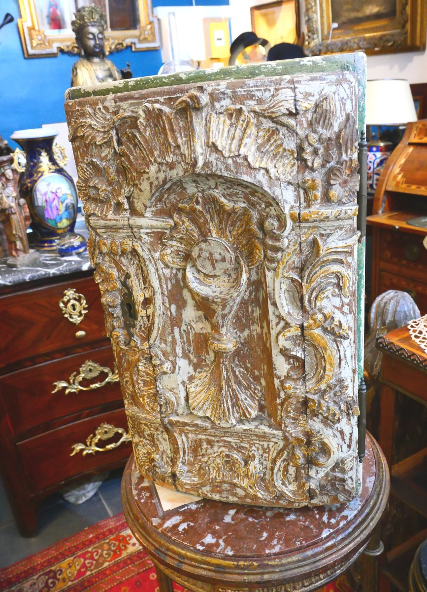 Tabernacle en encoignure 18e