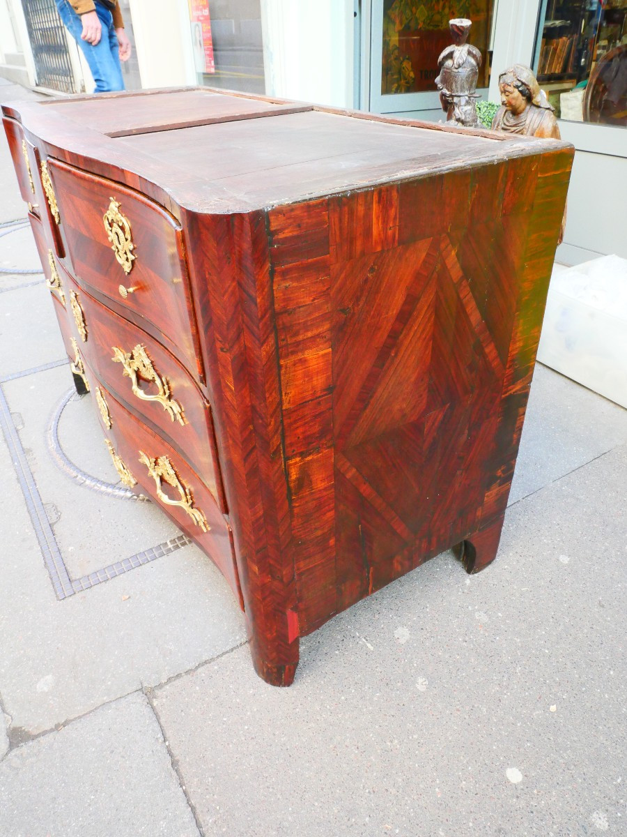 18th Century Rosewood Chest Of Drawers-photo-4