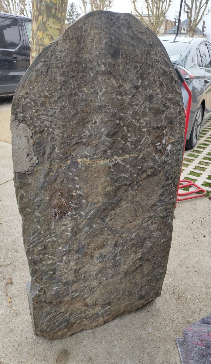 Large Carved Stone Of Chinese Deities -photo-3