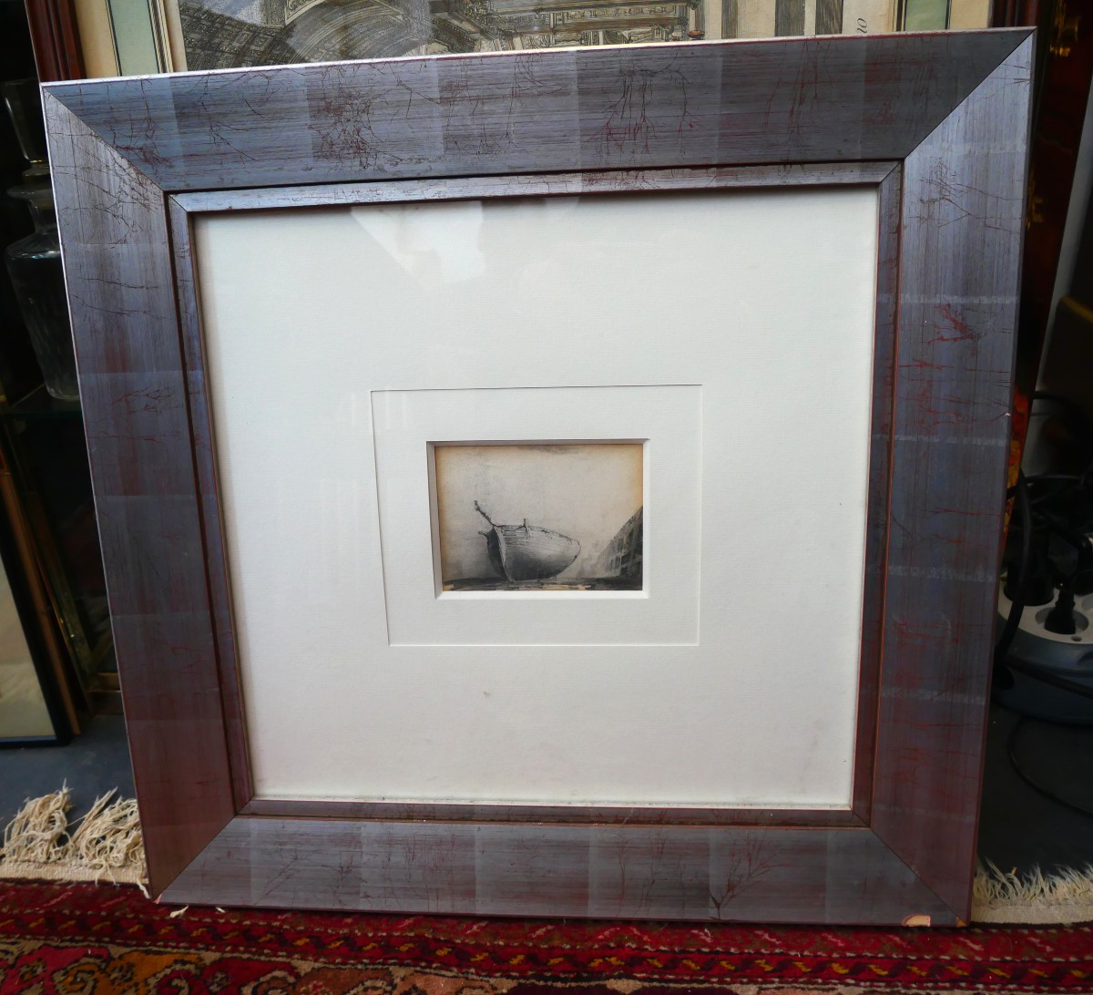 Drawing Of A Boat Hull 19th Century