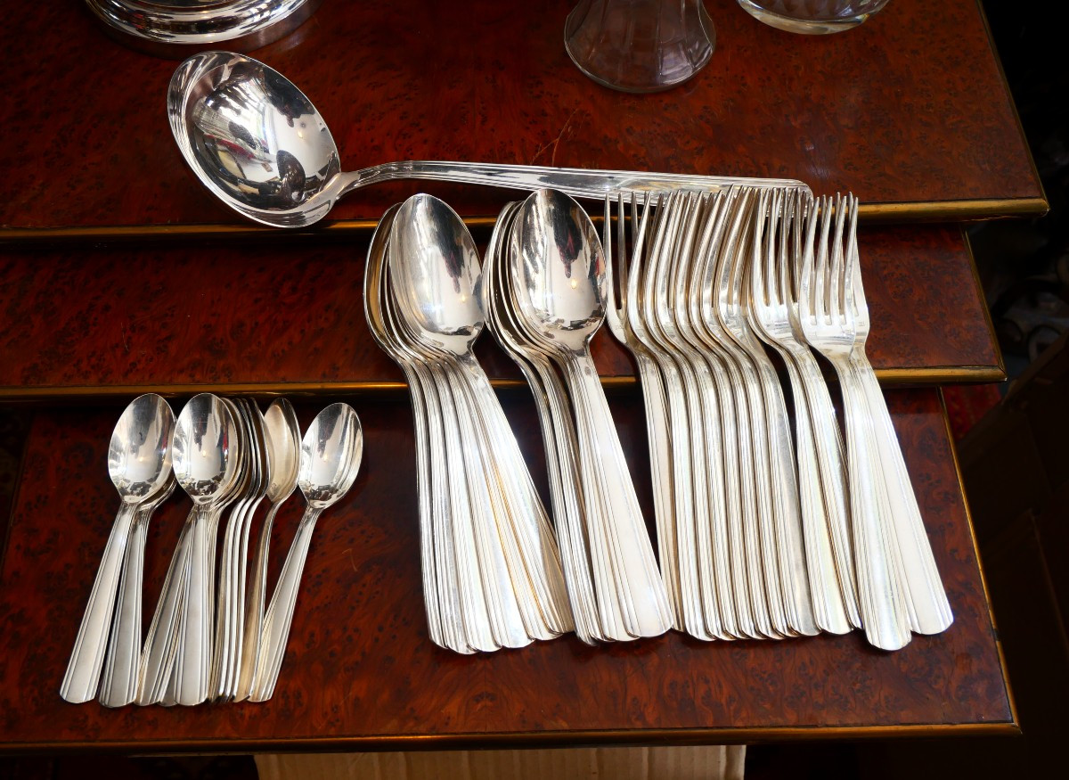 Serving Piece In Silver-plated Metal