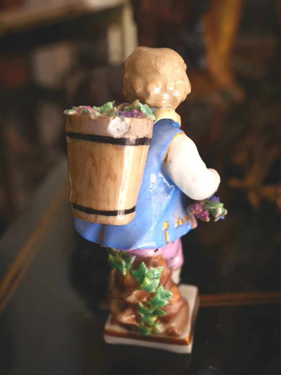 Paire de personnages en Meissen  19e-photo-3