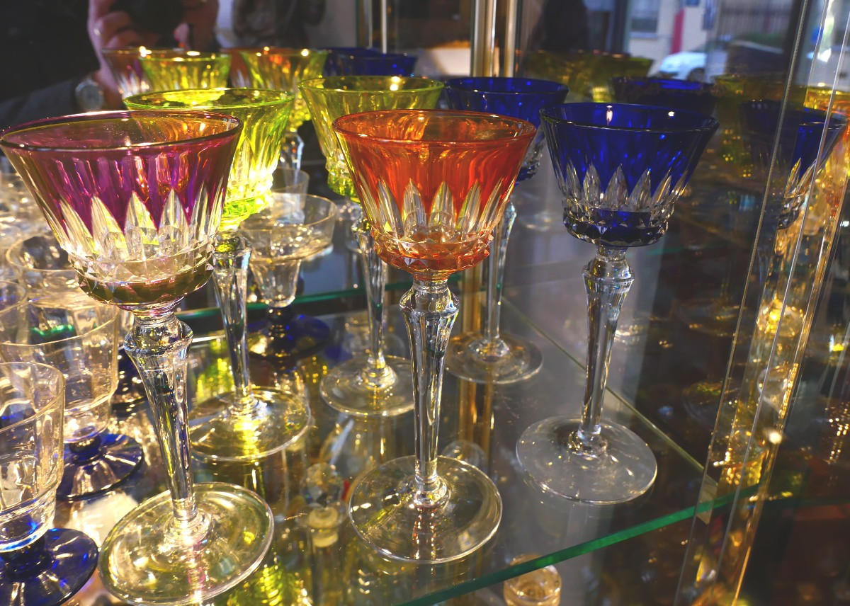 Six verres à vin du Rhin Baccarat