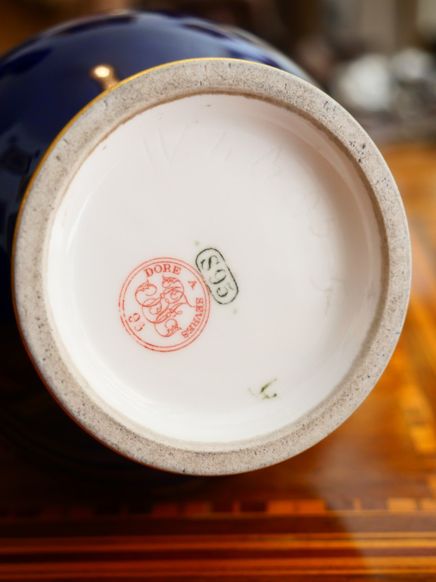Pair Of Sévres Porcelain Vases-photo-2