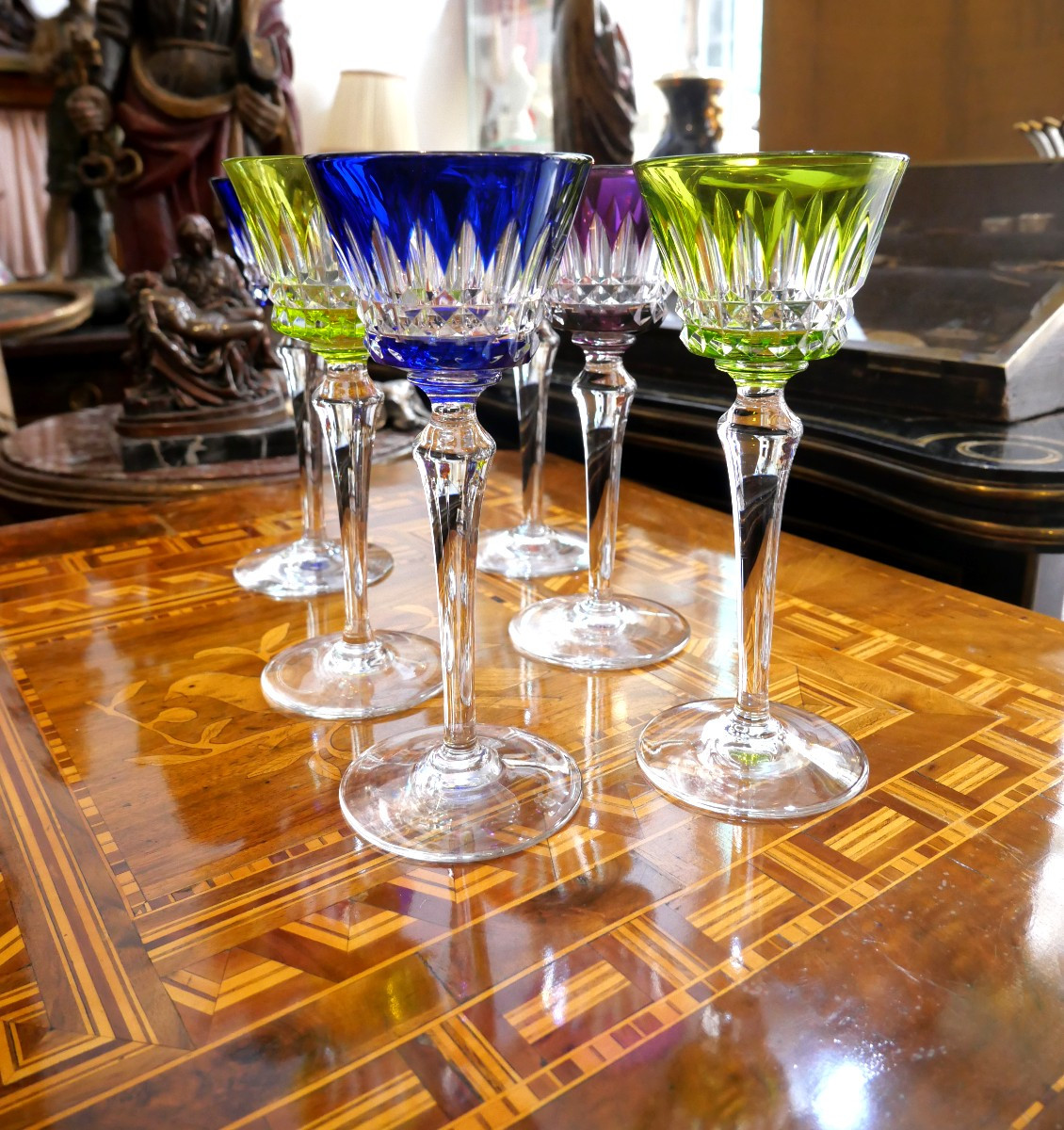 Baccarat Crystal White Wine Glasses-photo-2