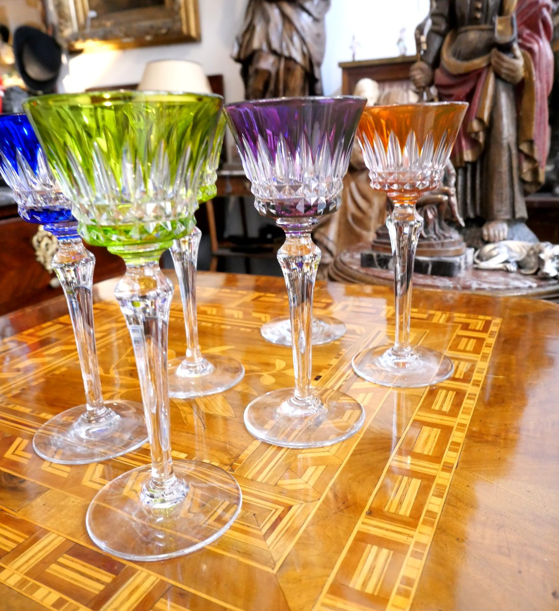 Baccarat Crystal White Wine Glasses