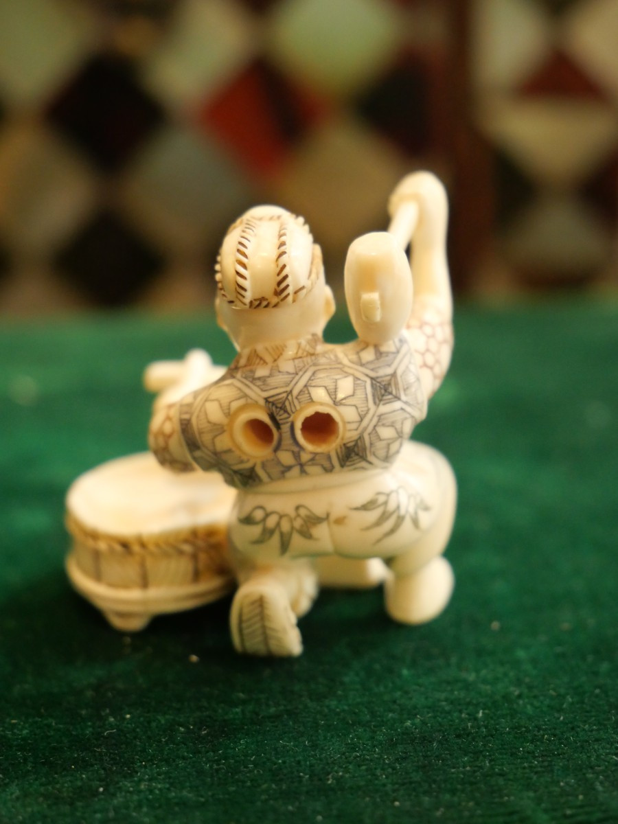 Netsuke forgeron fin du XIXe -photo-2