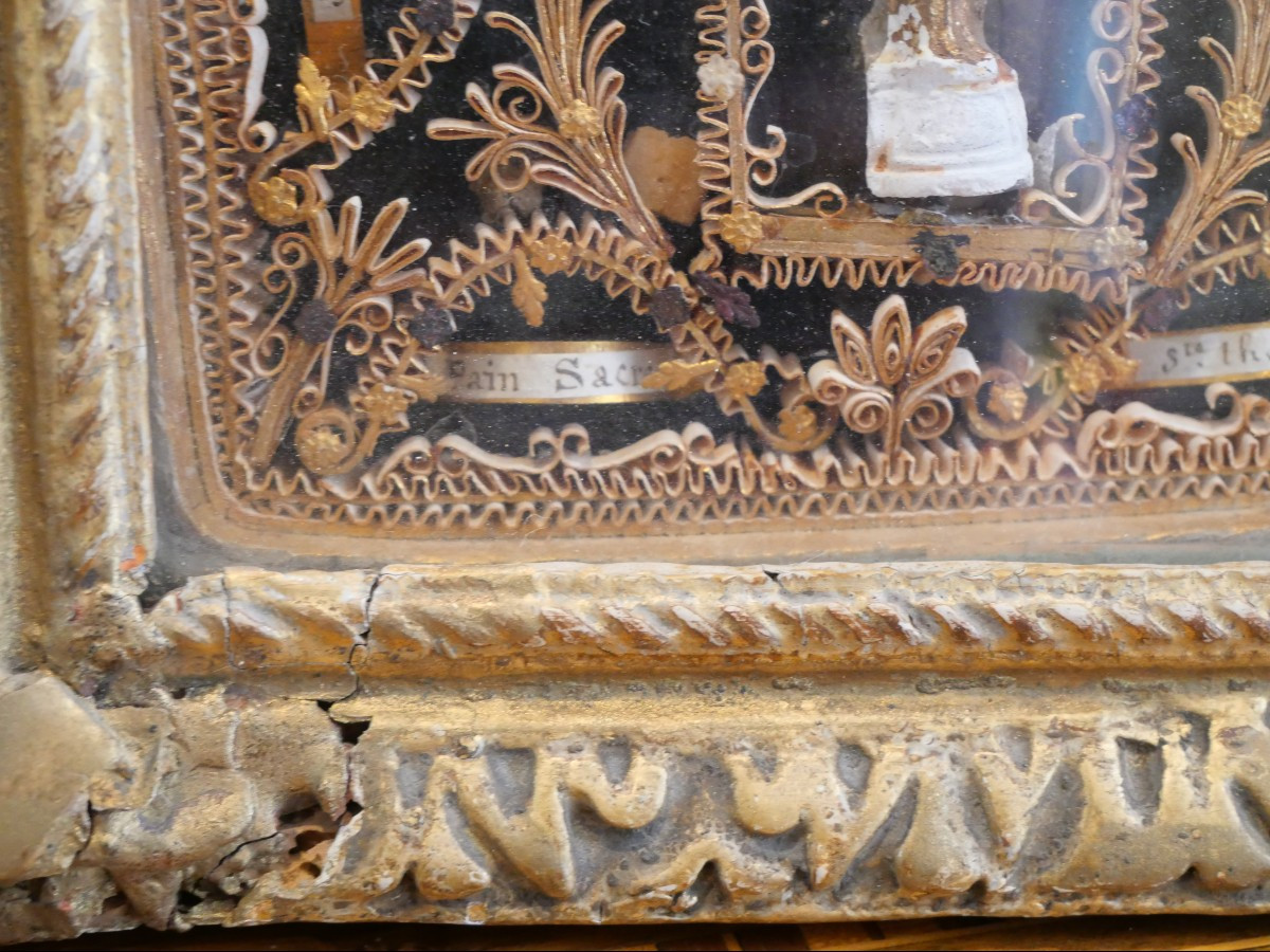 Reliquary Paperolles 18th Century-photo-4