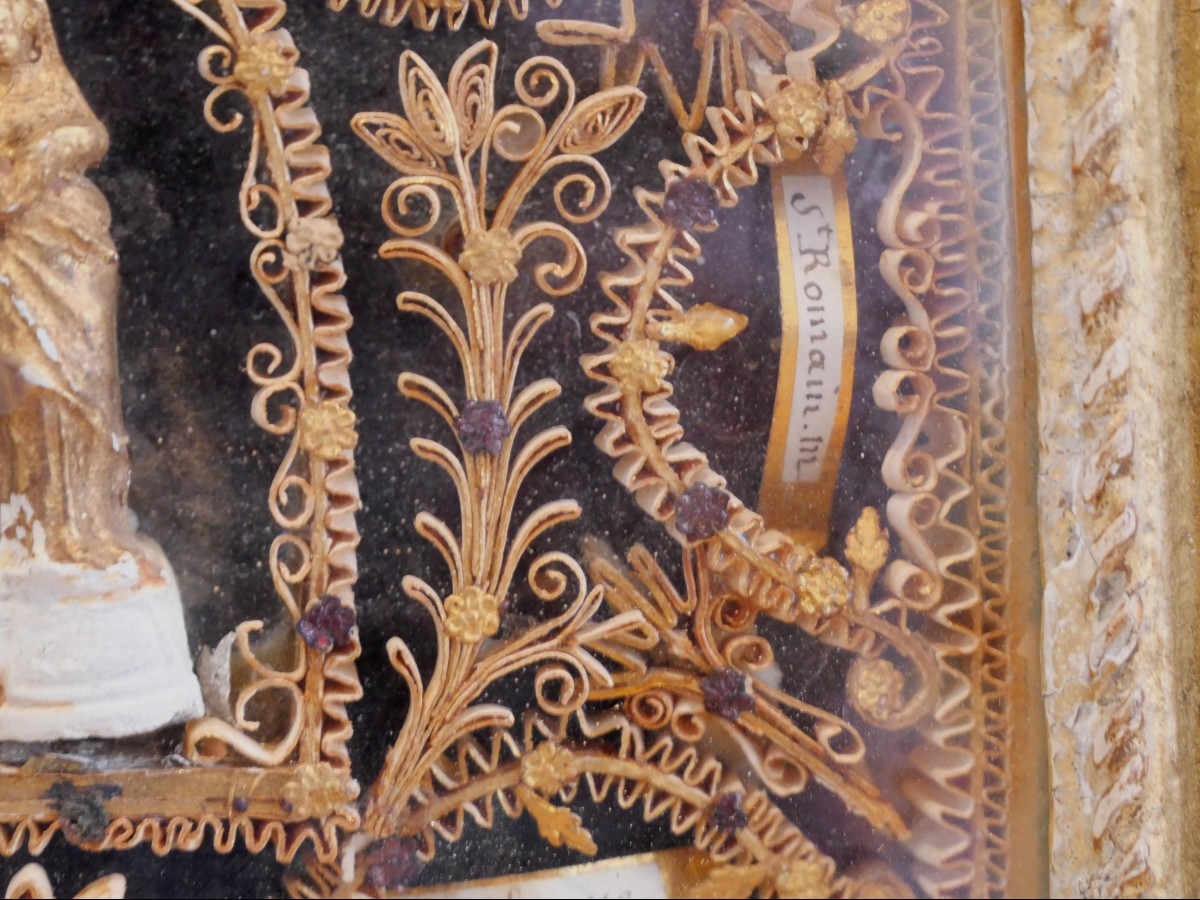 Reliquary Paperolles 18th Century-photo-1