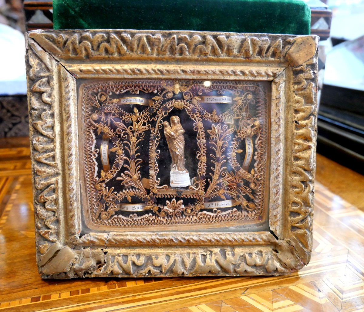 Reliquary Paperolles 18th Century