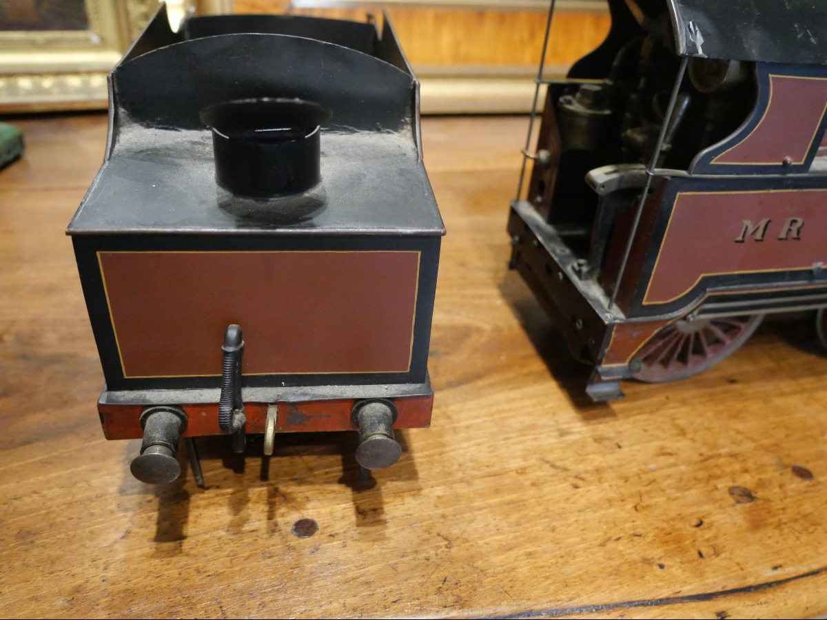 Modèle réduit train à vapeur fonctionnel début du XXe -photo-4