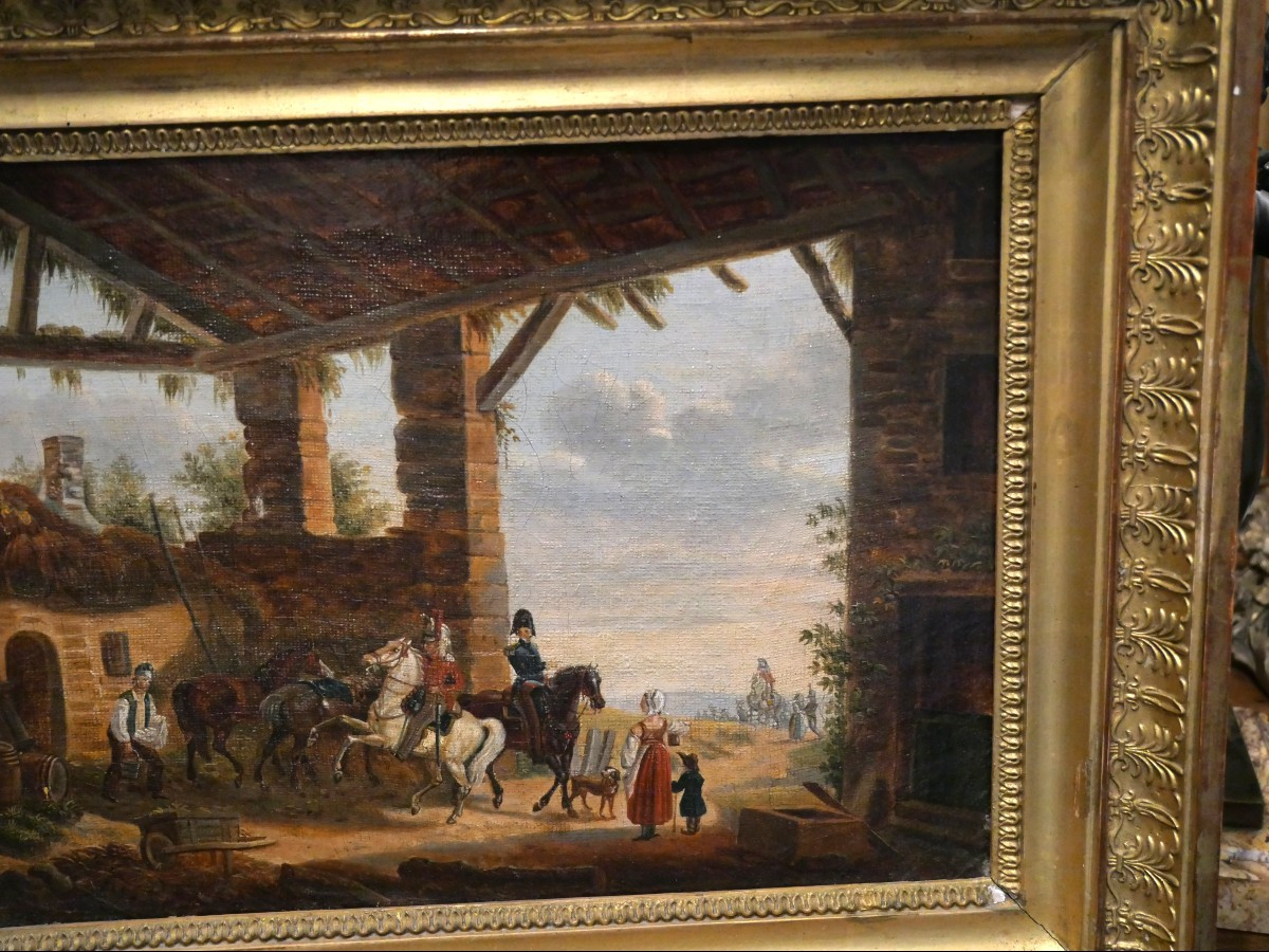 Huile sur toile dans le gout de Swebach-photo-4