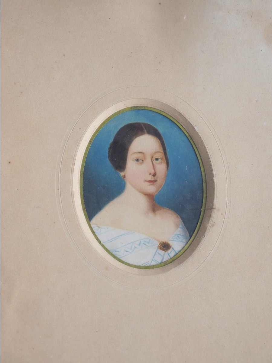 Portrait Of A Young Woman 19th Century