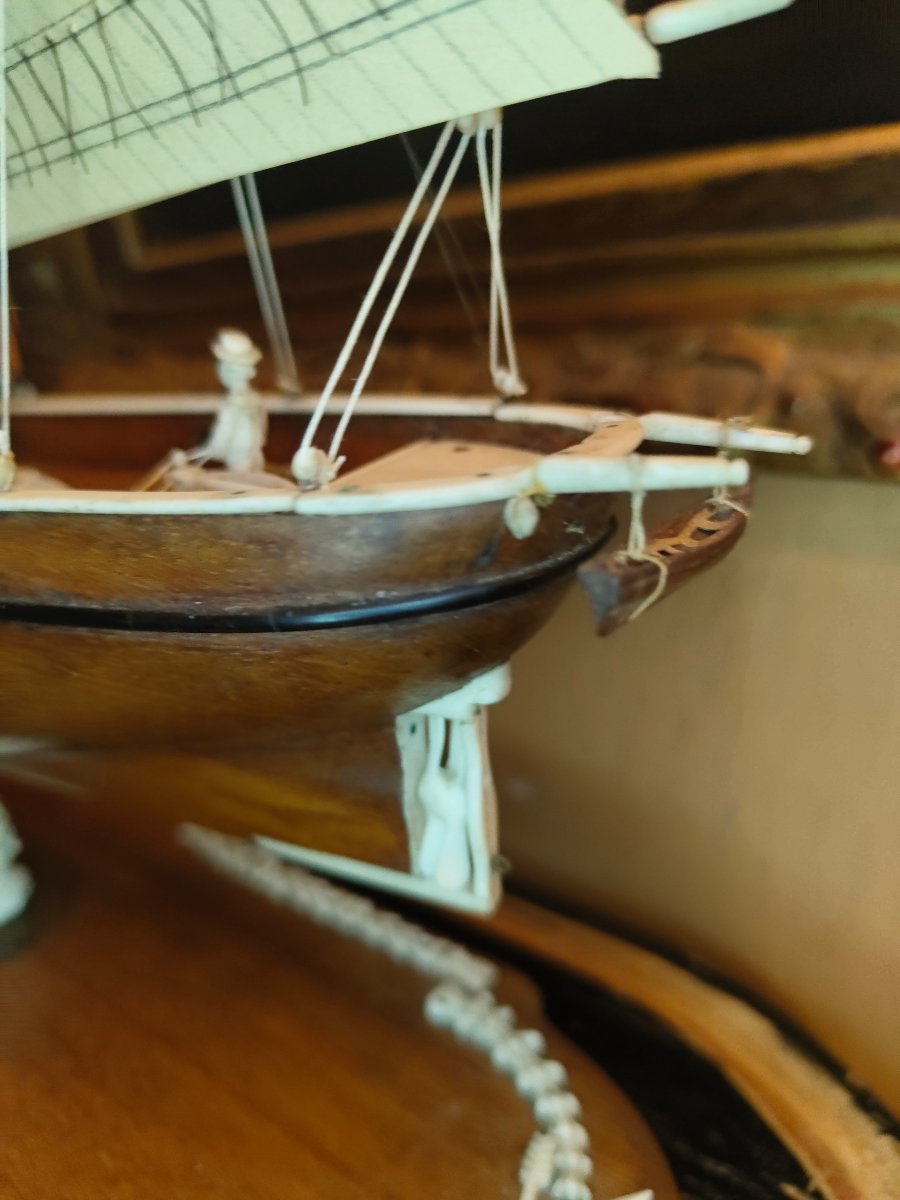Maquette de canonnière XIXE-photo-3
