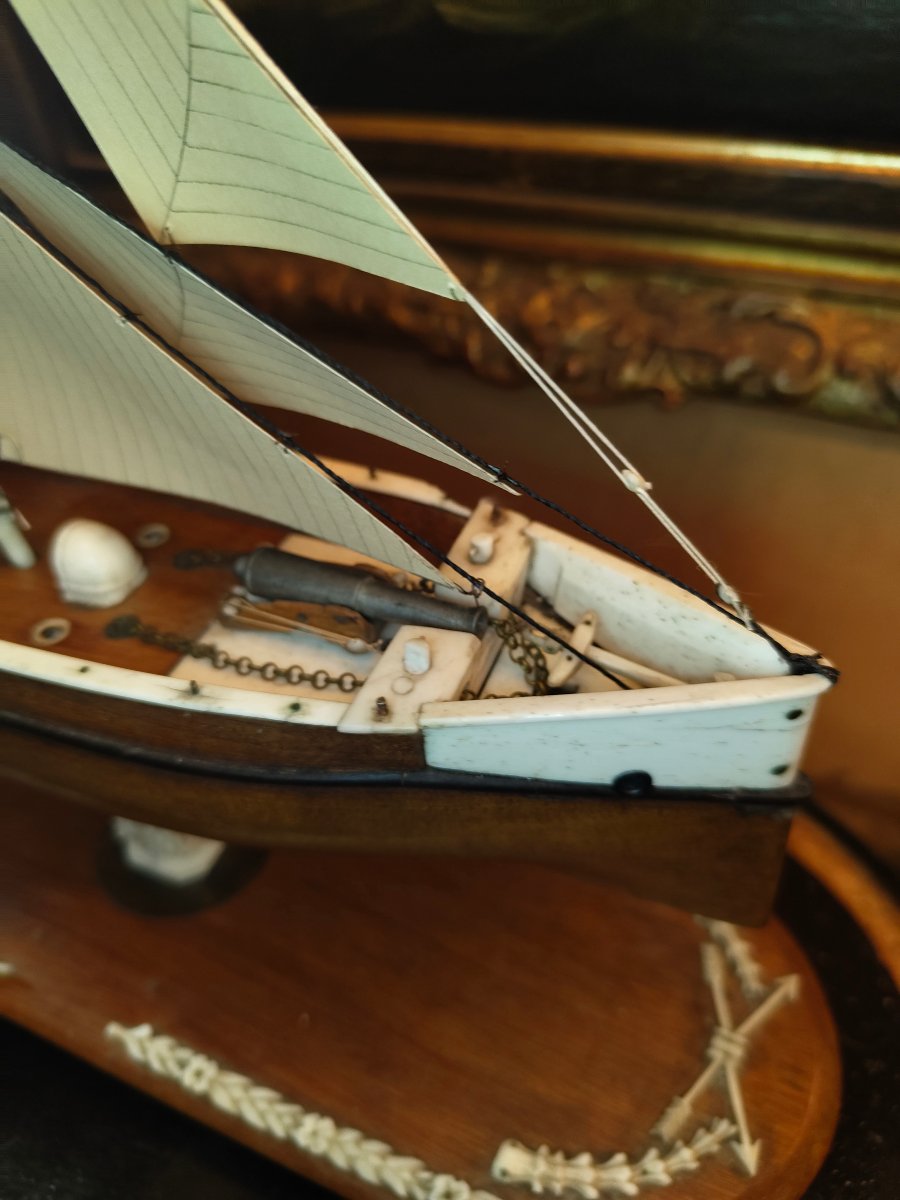 Maquette de canonnière XIXE-photo-2