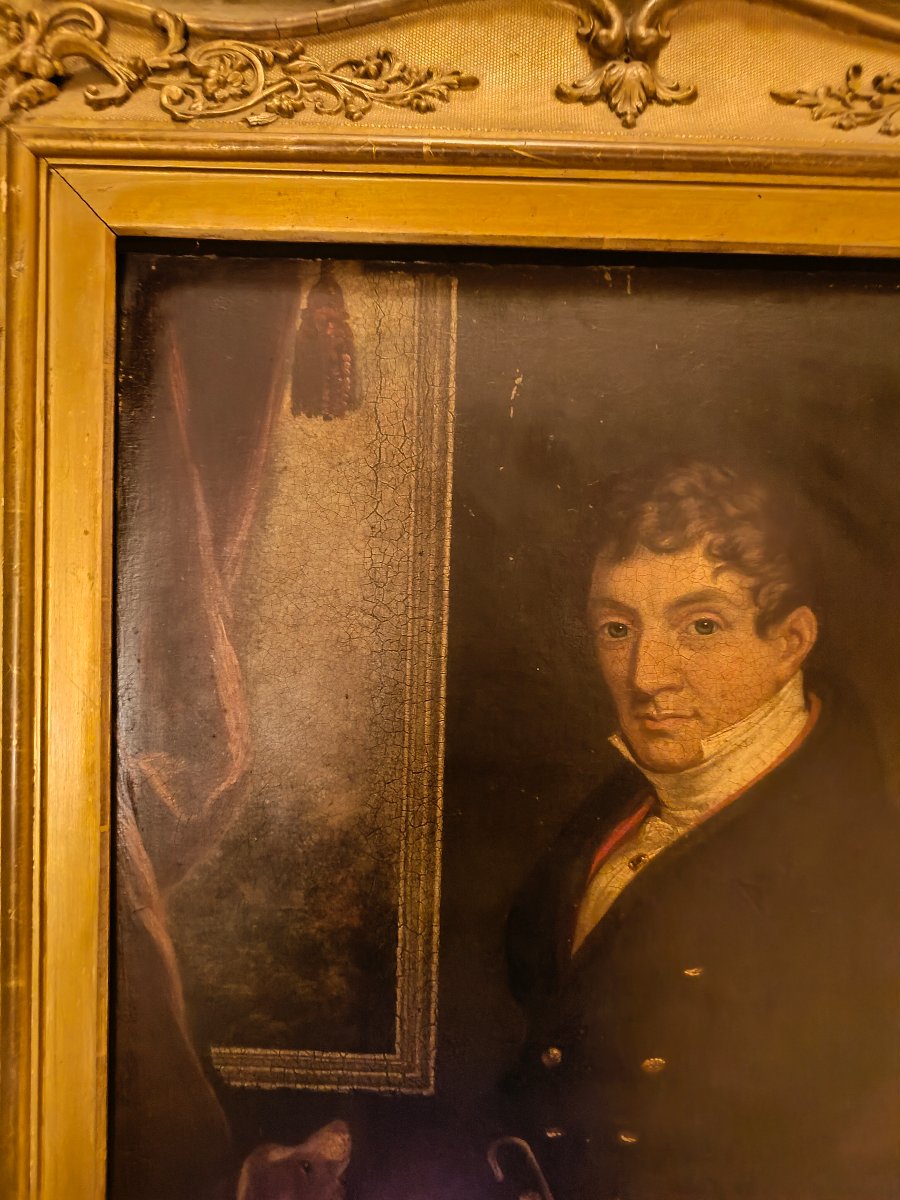 Portrait d'un noble anglais début du 19e-photo-4