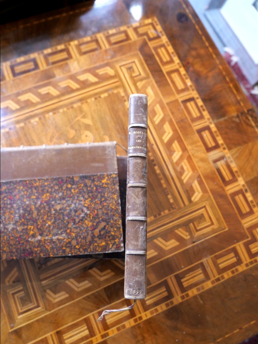 Envoi signé d'Edmond Rostand plus deux autres  livres -photo-4