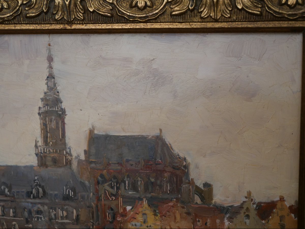 Vue d'une grand place en belgique -photo-4
