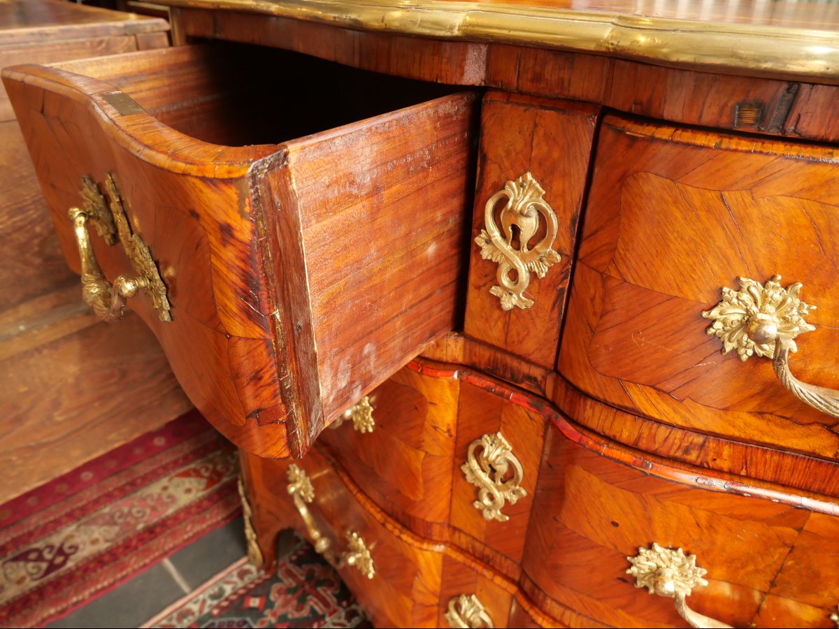 Commode arbalète Régence -photo-2