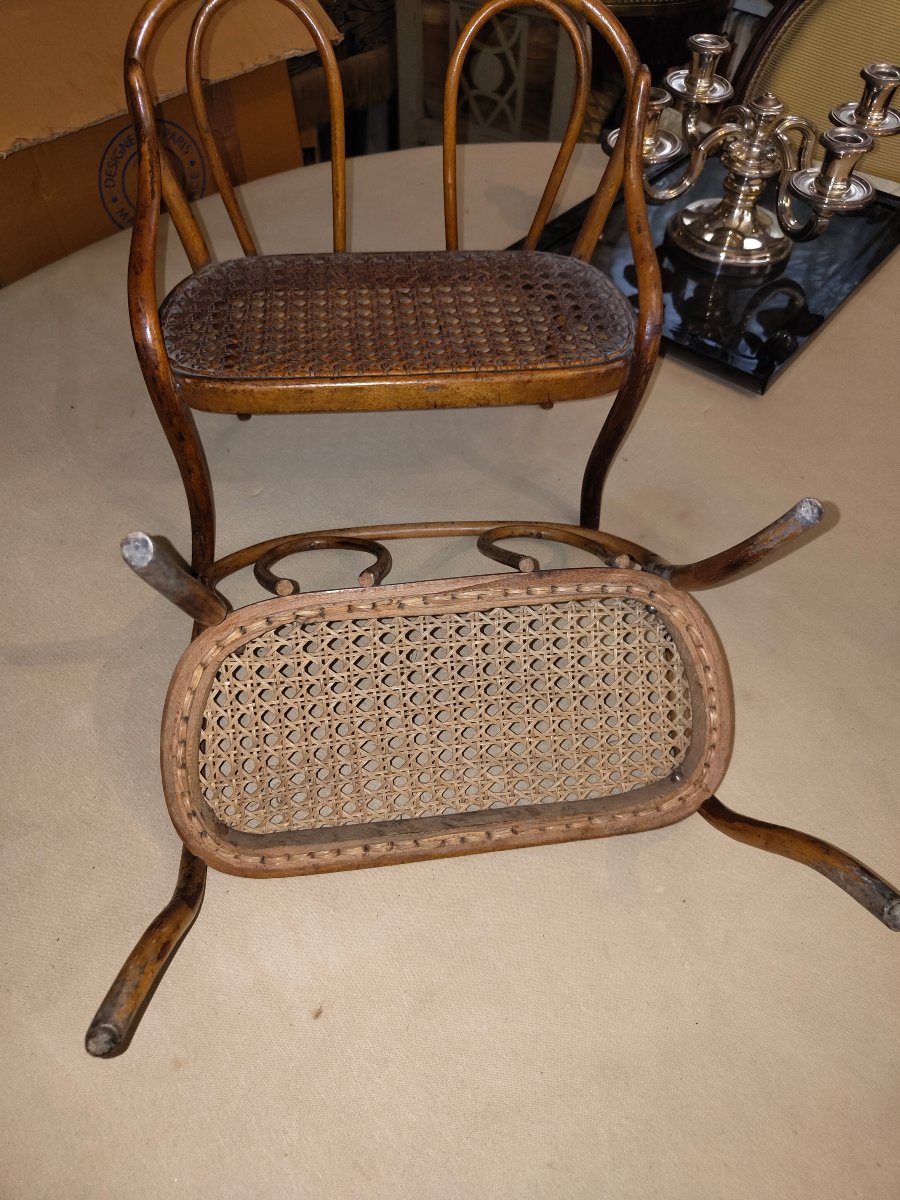Banquettes de poupée de style thonet -photo-4