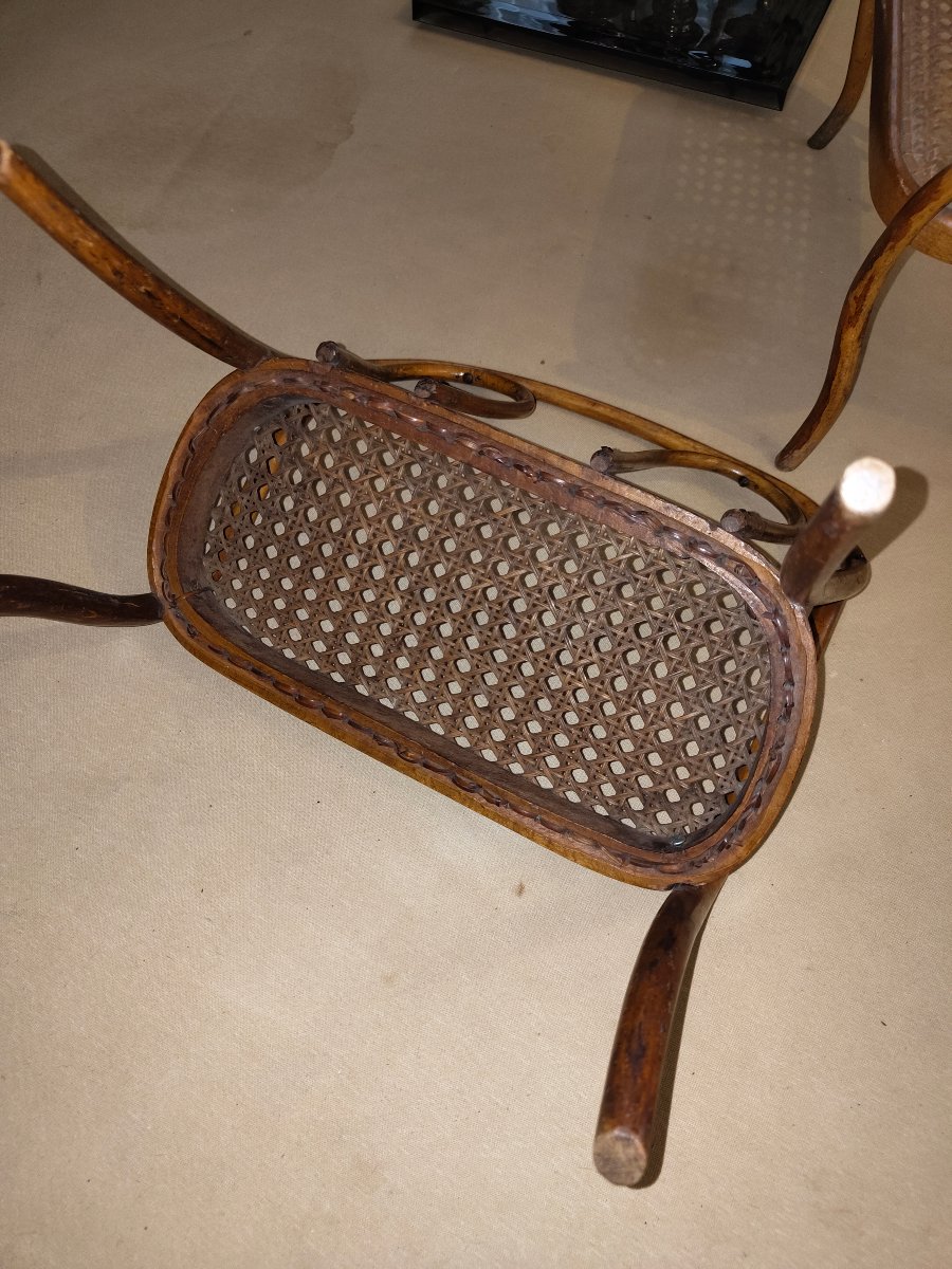 Banquettes de poupée de style thonet -photo-1