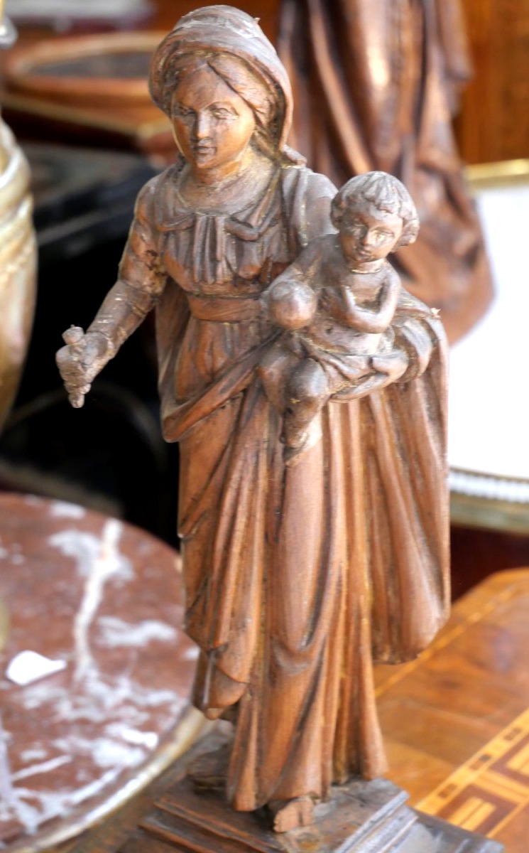 Virgin And Child, 18th Century-photo-2