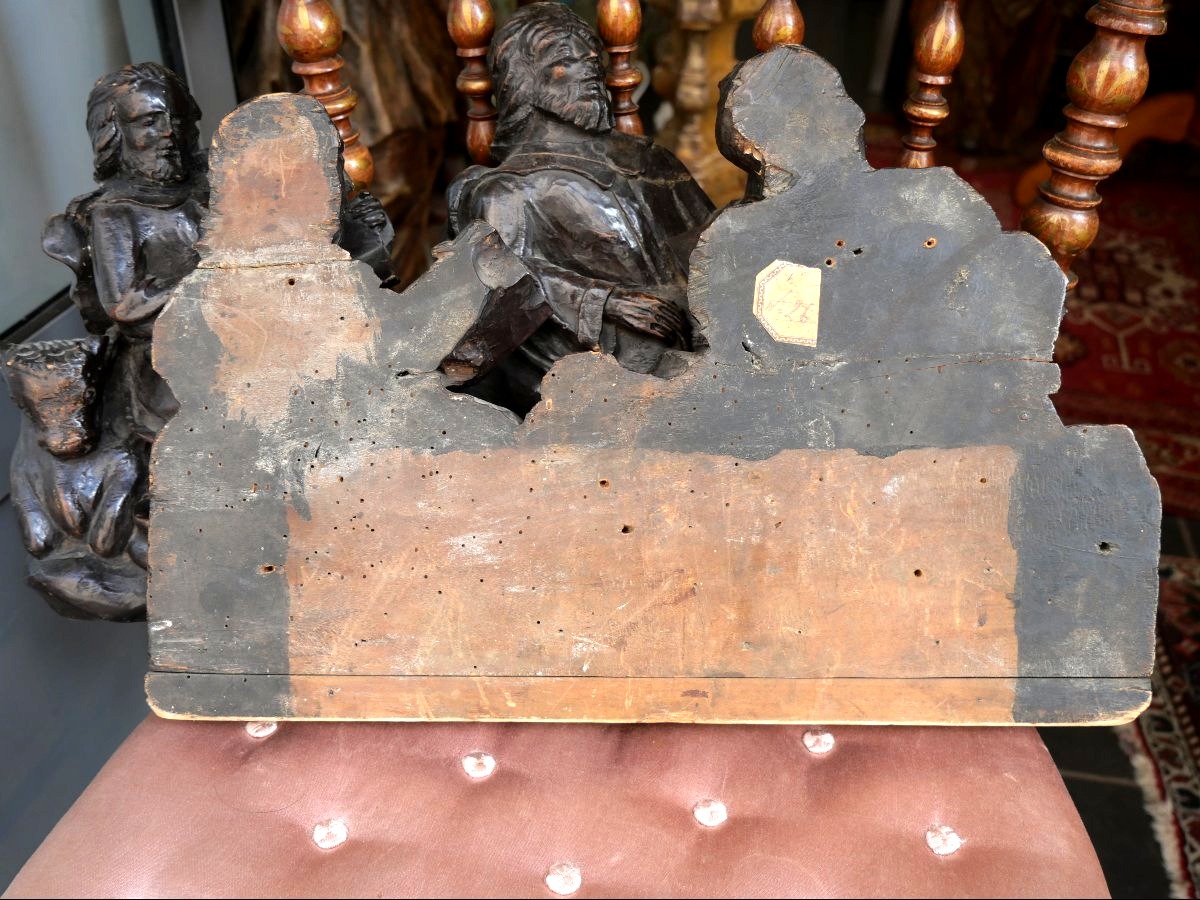 The Four Evangelists, Carved Wood, 16th Century-photo-3