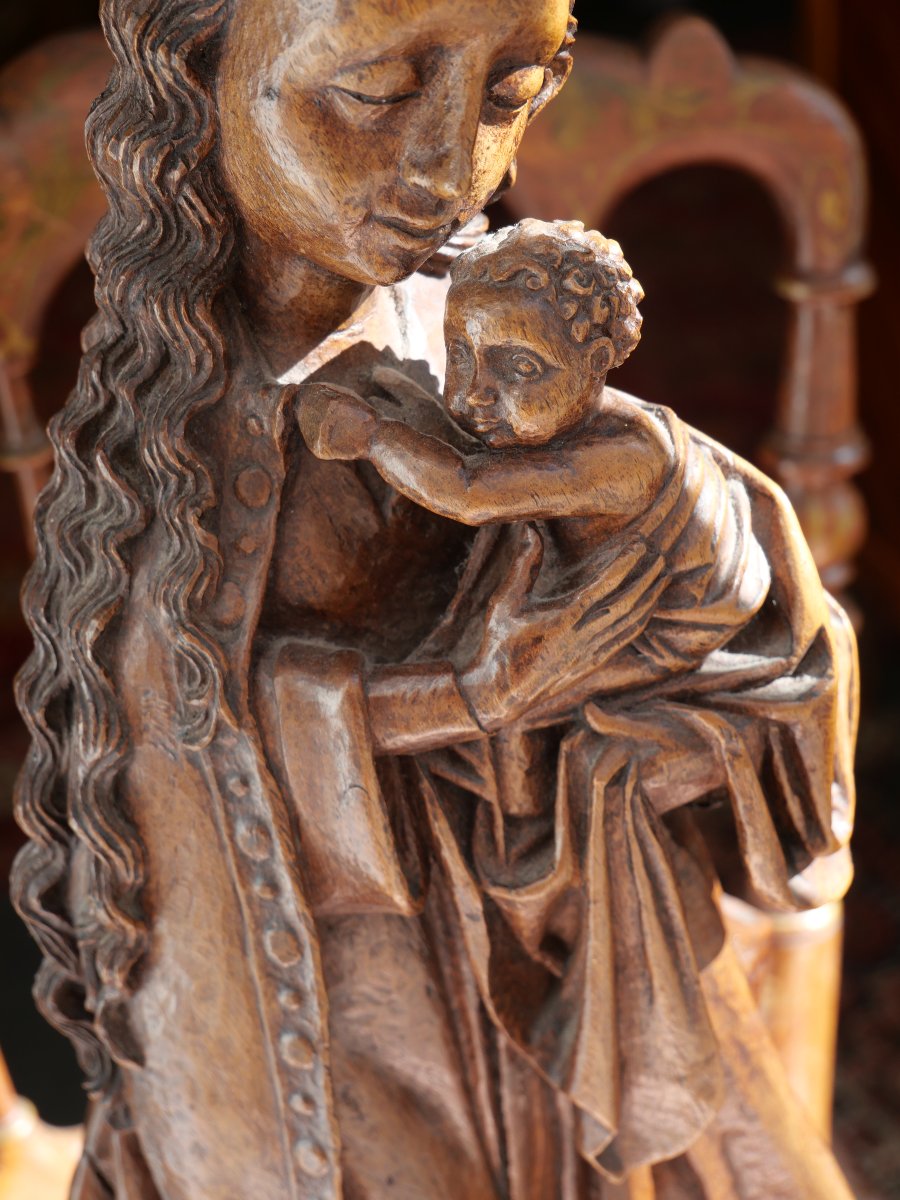 Virgin And Child In The 15th-century Style -photo-2