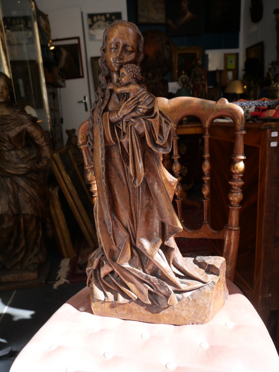 Virgin And Child In The 15th-century Style -photo-3