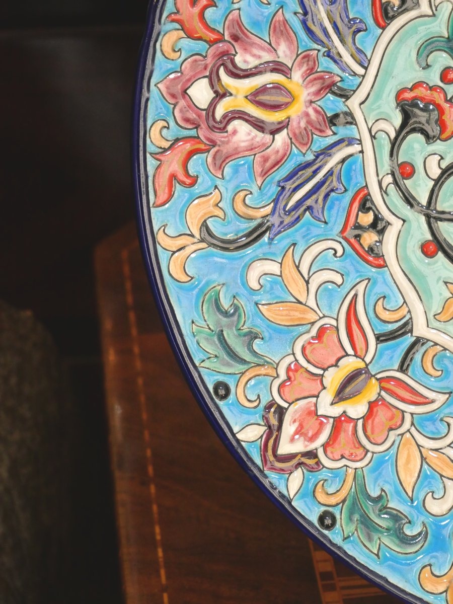 Plat en faience de Longwy-photo-4