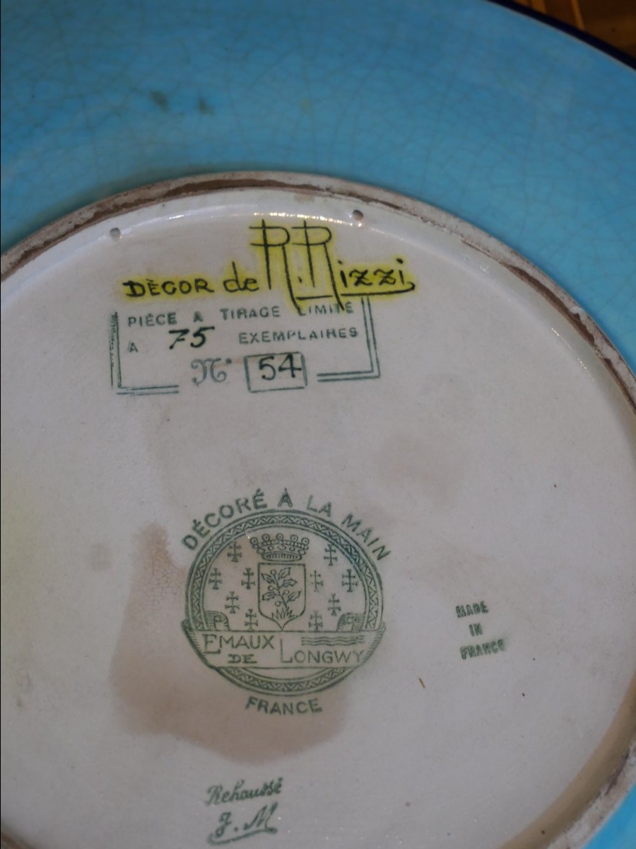 Plat en faience de Longwy-photo-1