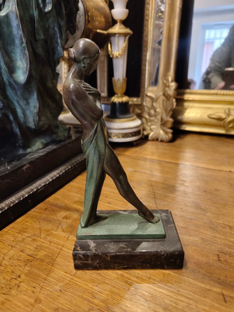 "woman" In Bronze By Max Le Verrier -photo-4