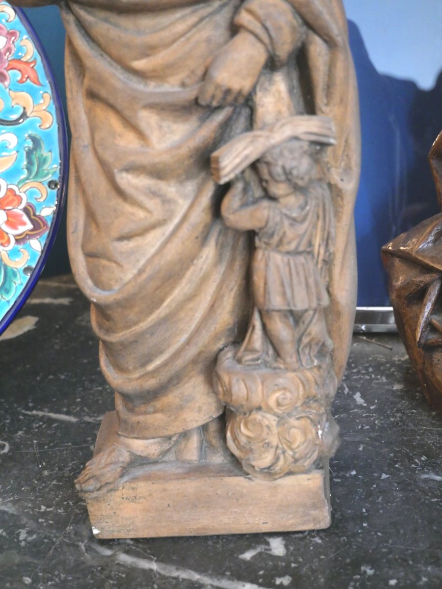Saint Paul terre cuite 19e-photo-3
