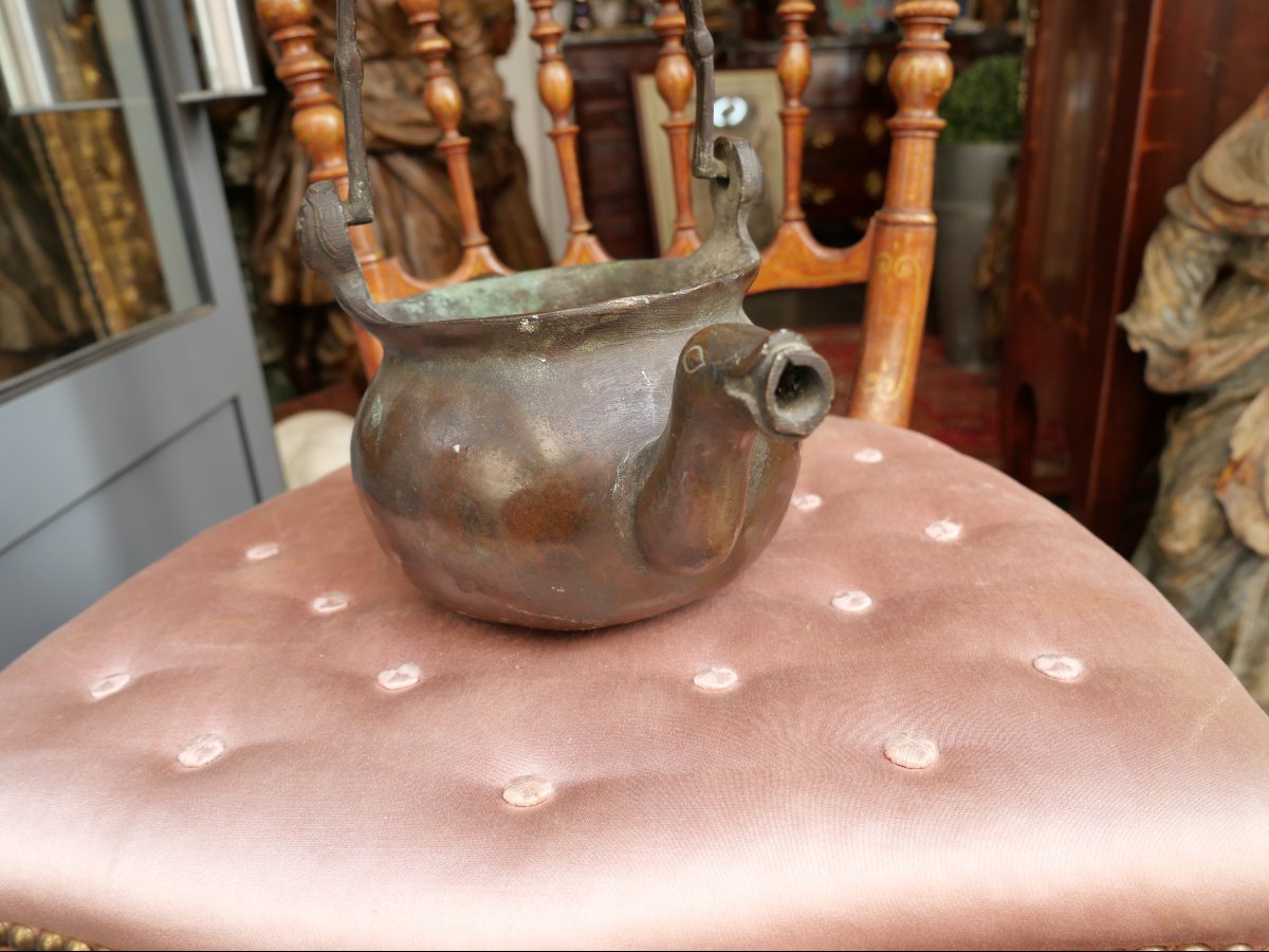Puisette en bronze XVIIe -photo-3