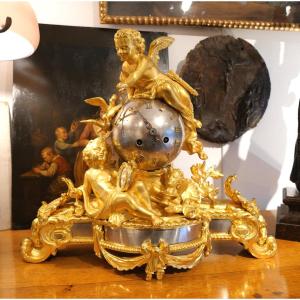 Napoleon III Globe Clock