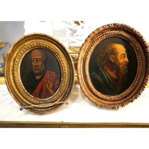 Portrait Of St Peter And St Paul 17th