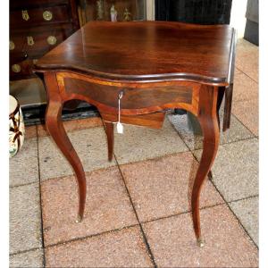 Small Rosewood Drop Leaf Table 