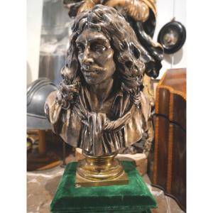 Buste De Molière d'Après Houdon