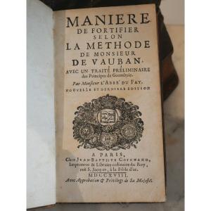 Maniere De Fortifier Selon Vauban 1718