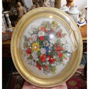 19th Century Bird Feather Bouquet