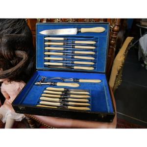 Jules Piault Knife Set, 19th Century