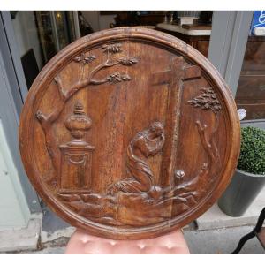 La vierge au pied de la croix  XVIIIe