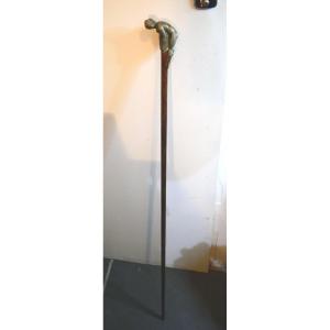 Canne en palissandre pommeau femme nue 