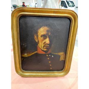 Paire de portraits deux frères XIXe