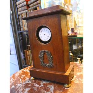 Porte montre acajou 19e