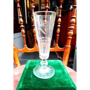 Crystal Flute From The Tuileries Palace, 19th Century 