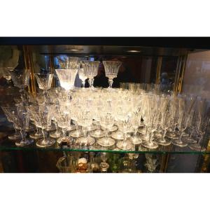 Service de verres en cristal de Baccarat 