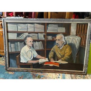 Very Large Painting From The 1950s