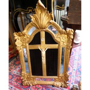 Regency Gilded Wood Crucifix 18th Century