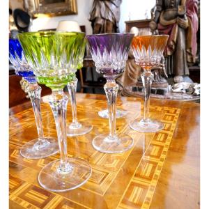 Verres à vin blanc cristal de Baccarat 
